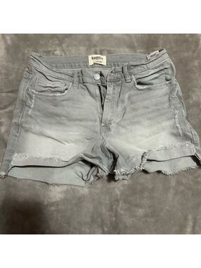 Kensie Women's Faded Gray Jean Shorts